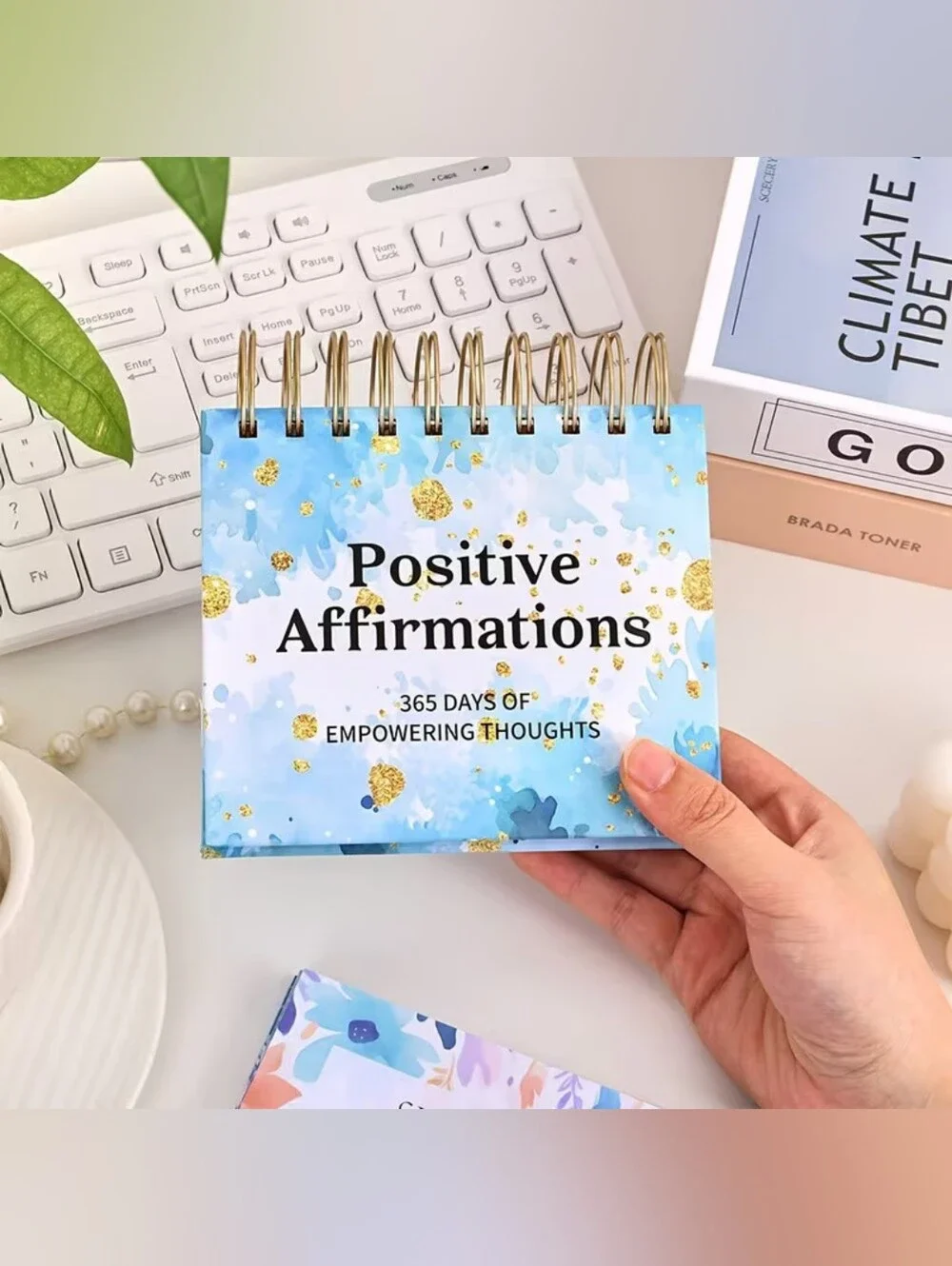 365 Days Empowering Thoughts Positive Affirmations Desktop Calendar